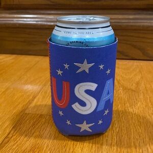 USA standard can koozie